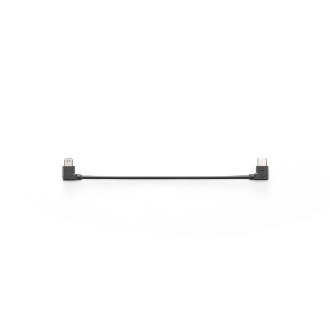 DJI 手機充電/錄音連接線（USB-C 轉 Lightning，15 cm）