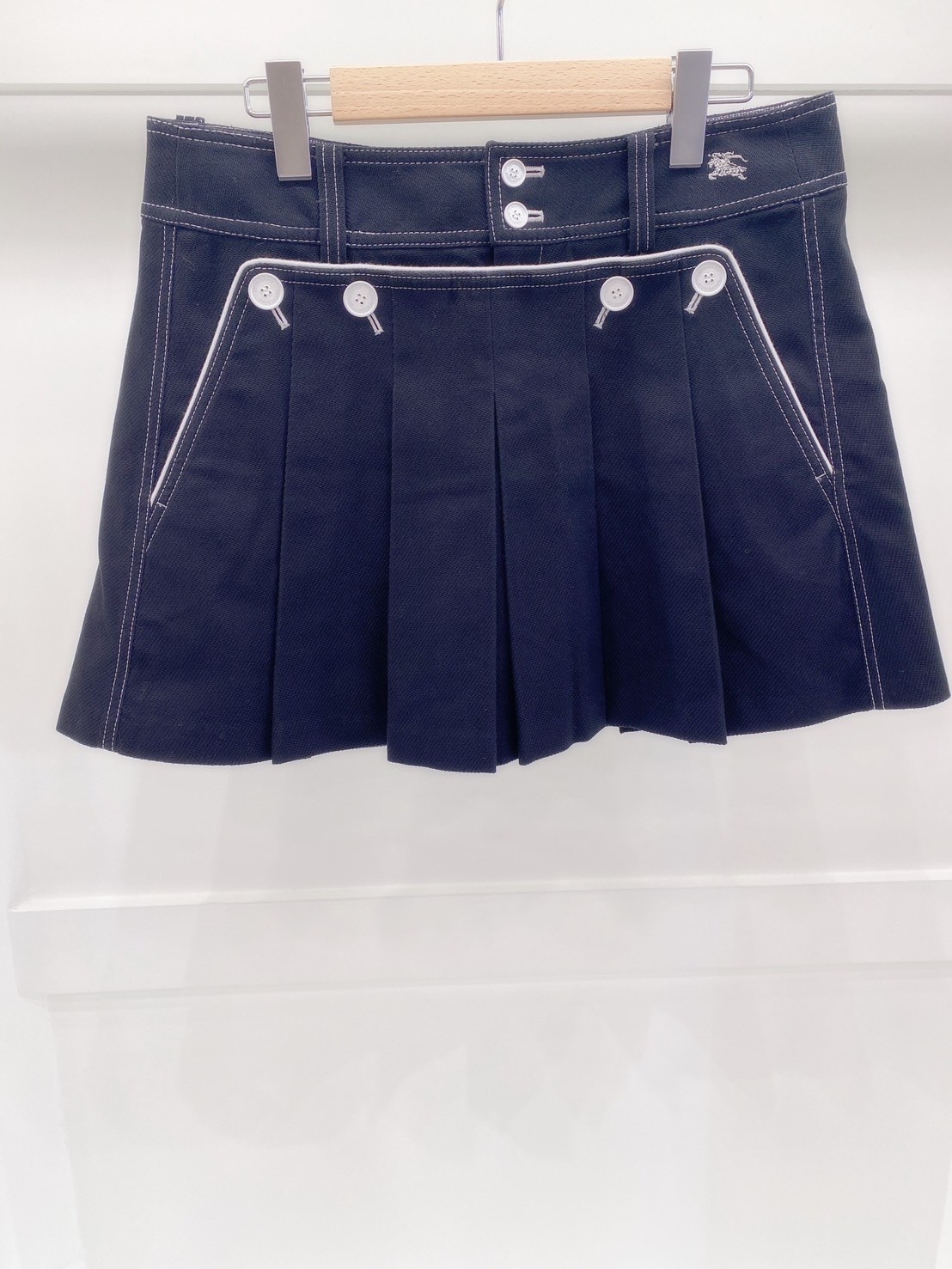 BURBERRY解構造形百摺短裙