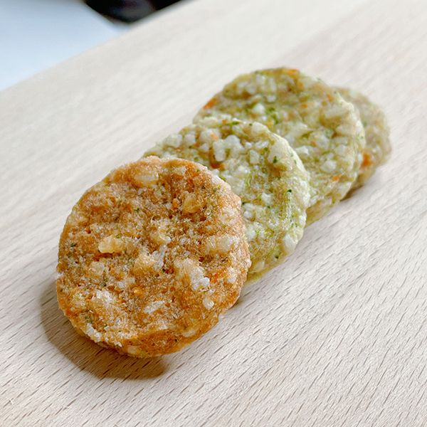 【樂森藥局】(冷凍1500免運中)童心好食館 時蔬胚芽米魚餅(10M+) 6入