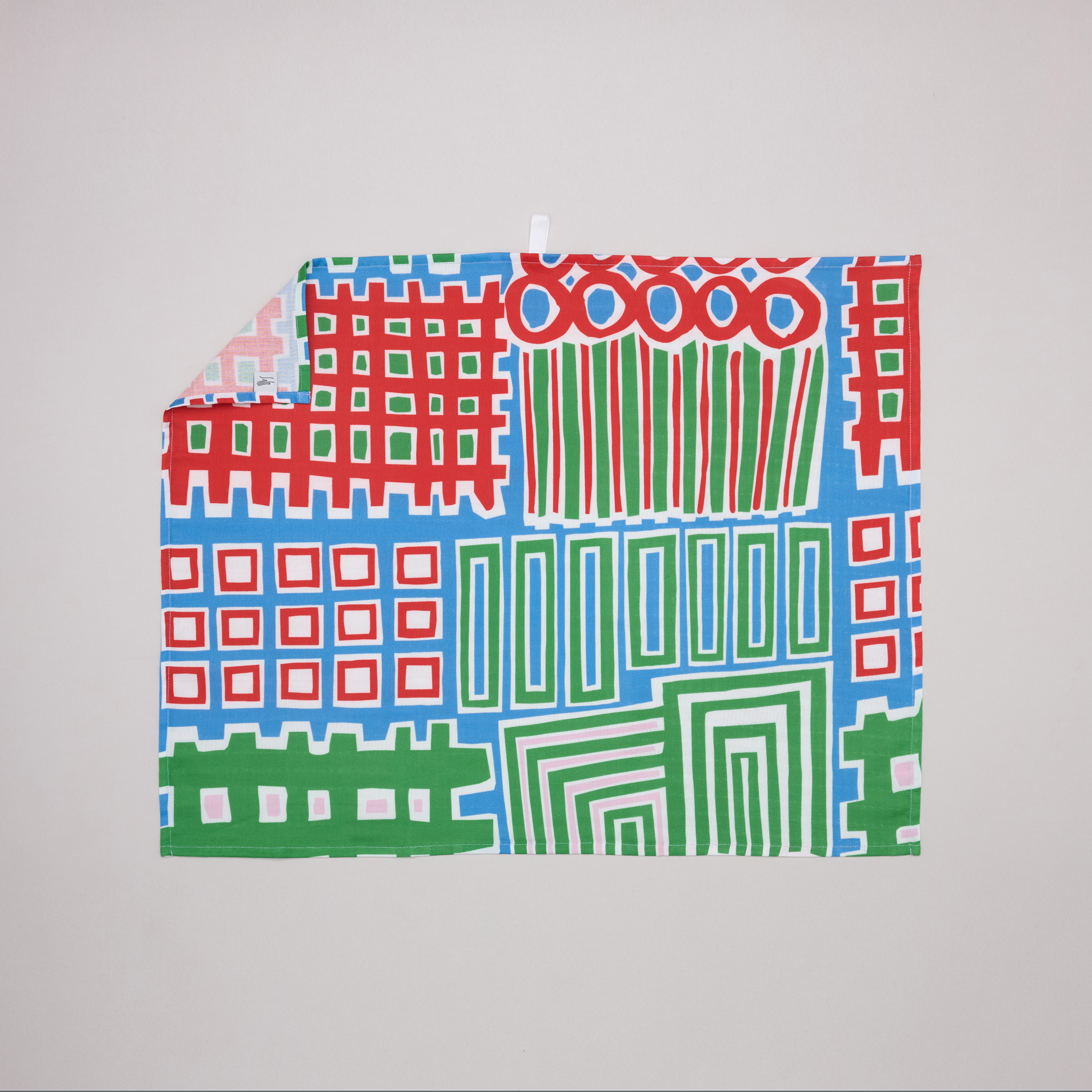 二重紗大茶巾 / 都更藍綠