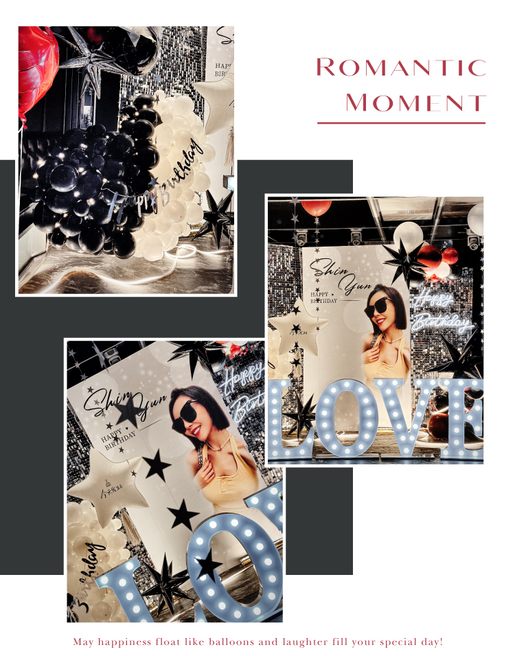 【私人招待所】生日驚喜．黑銀色系