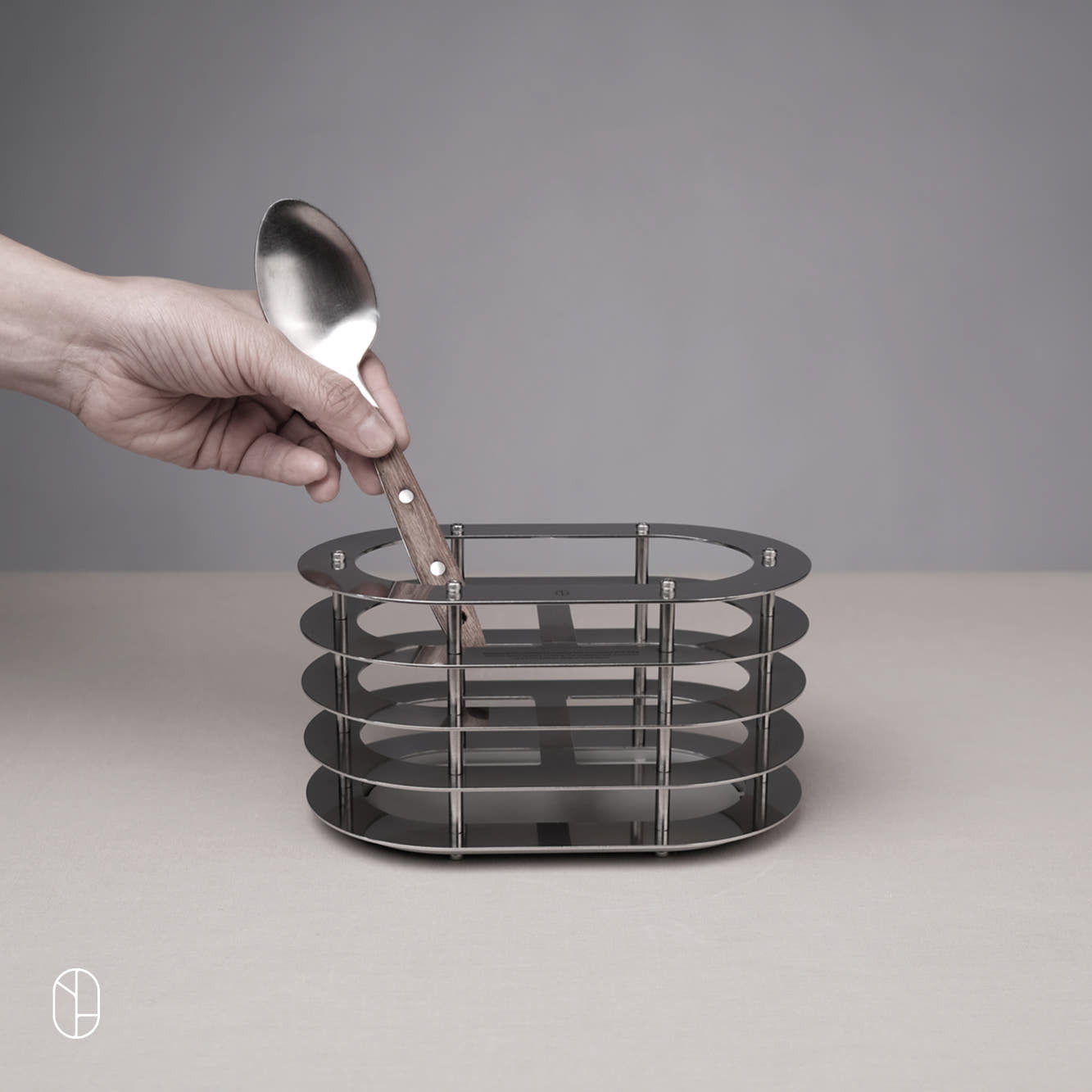 韓國KUNST BAUM  Cutlery station 不鏽鋼餐具收納架