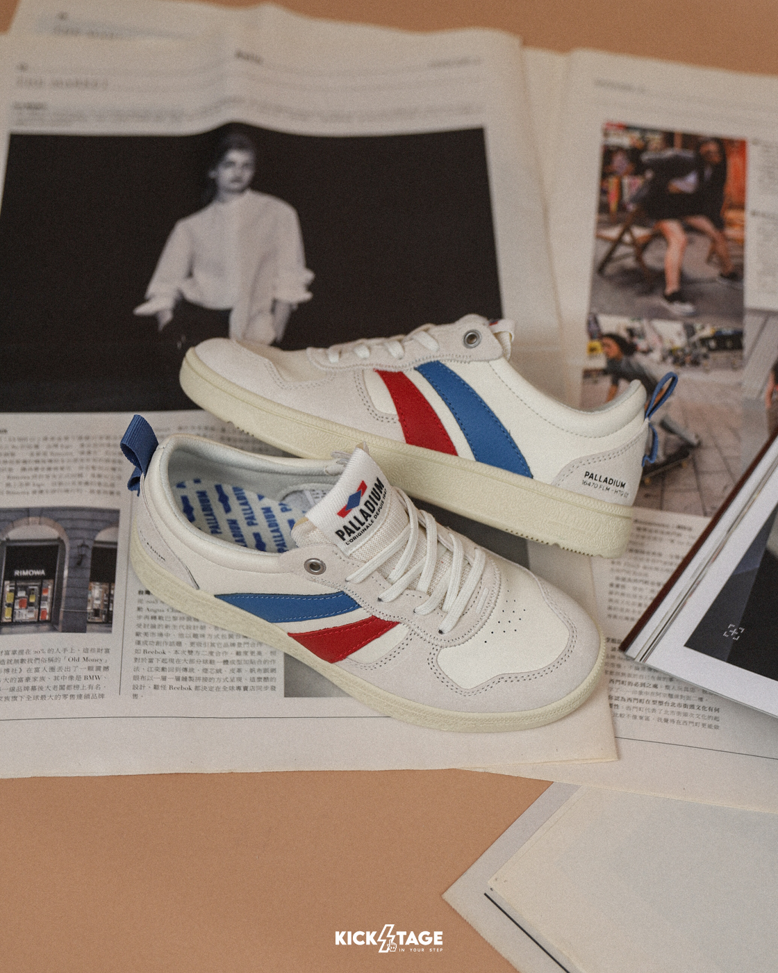**特價商品售出無退換**男女鞋 PALLADIUM PALLACUP FLAME LTH 經典法國 皮革 復古 運動 休閒鞋【74485-160】