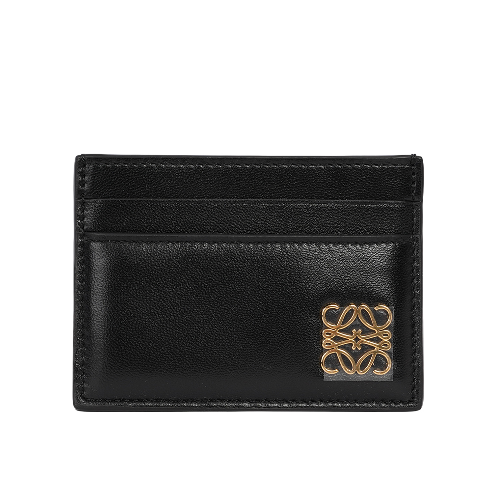 【LOEWE】Anagram 金色標誌納帕小羊皮4卡名片夾/卡片夾