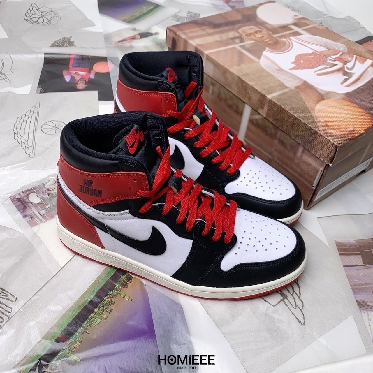 Air Jordan 1 High Black Toe 黑腳趾 黑紅 男鞋 大童 [DZ5485-106]
