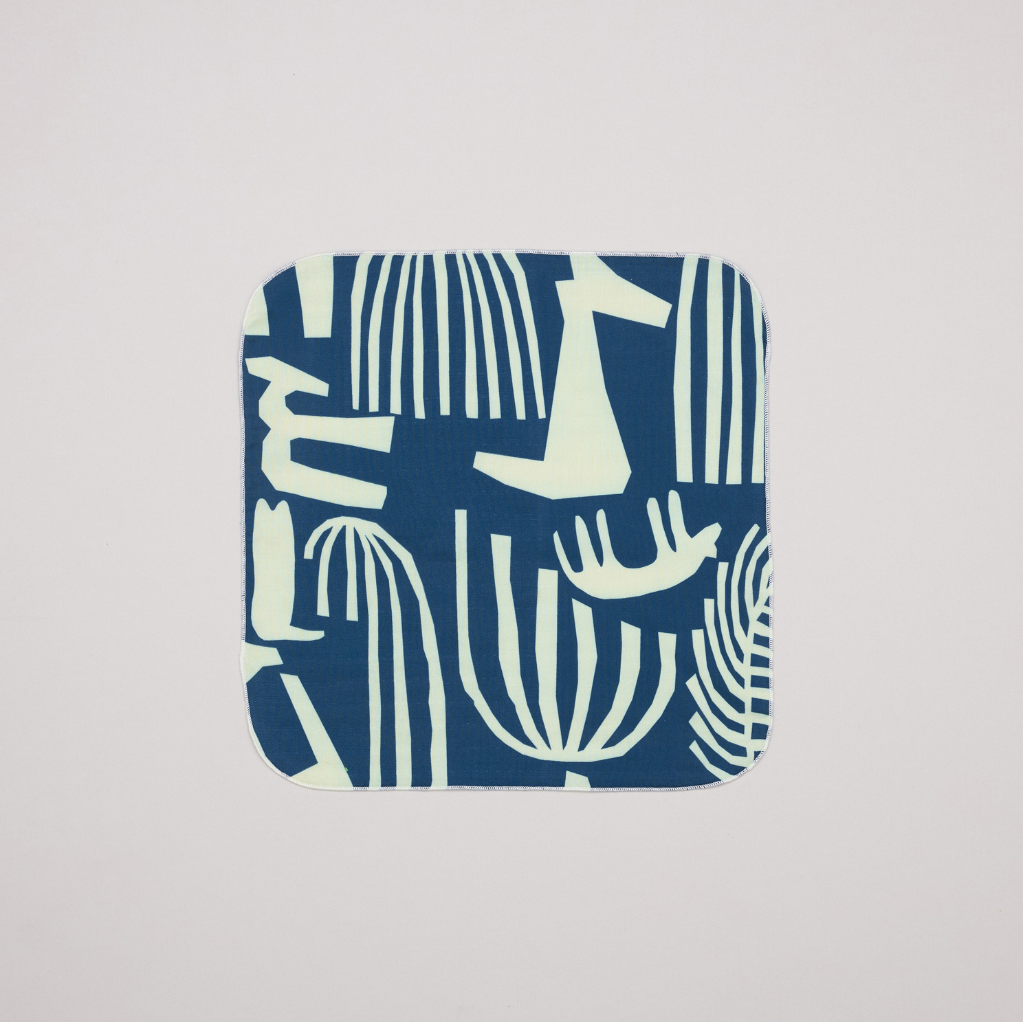 二重紗手帕 / 米克斯藏青