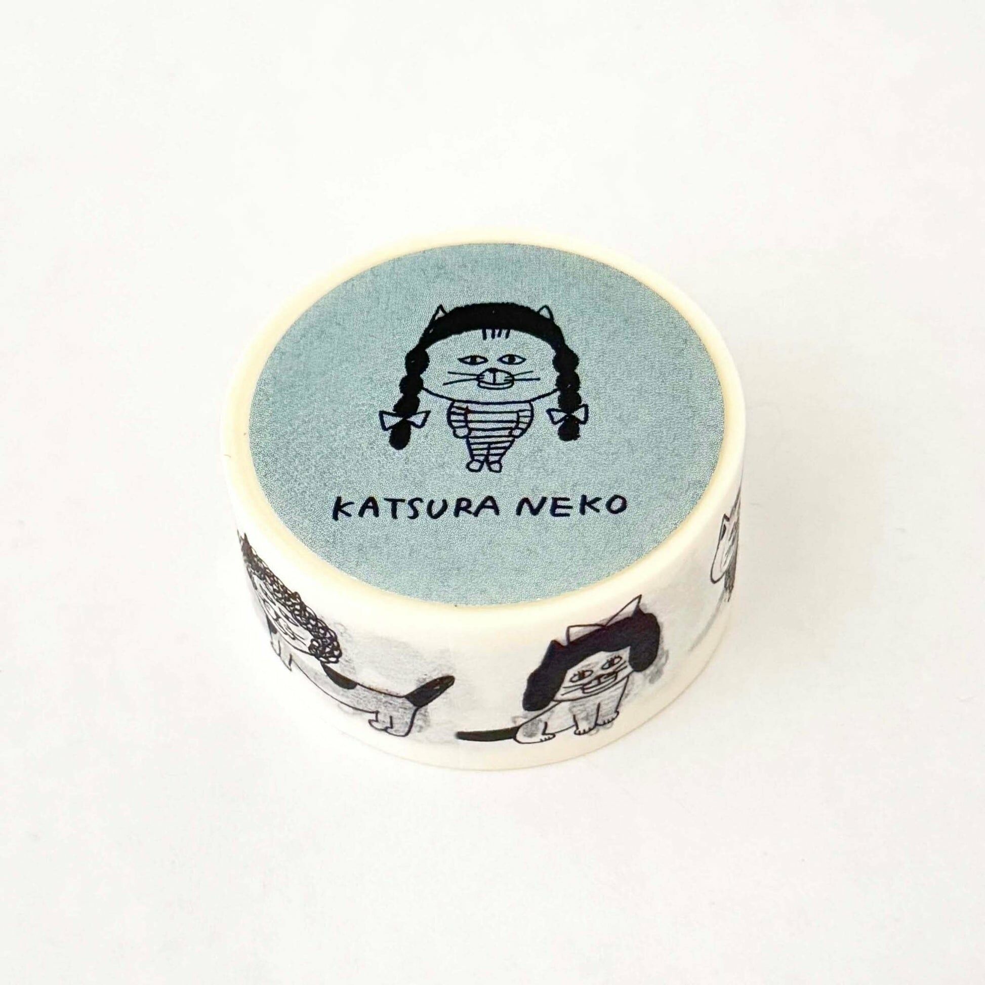 柴田ケイコ x 水縞｜假髮貓｜和紙膠帶 / 水縞 / 日本