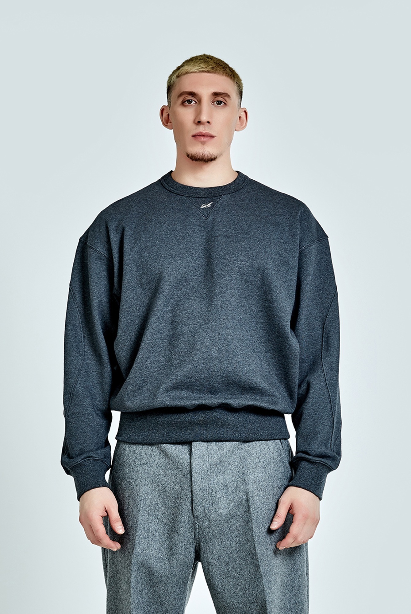 Metal Logo sweatshirt - Deep grey