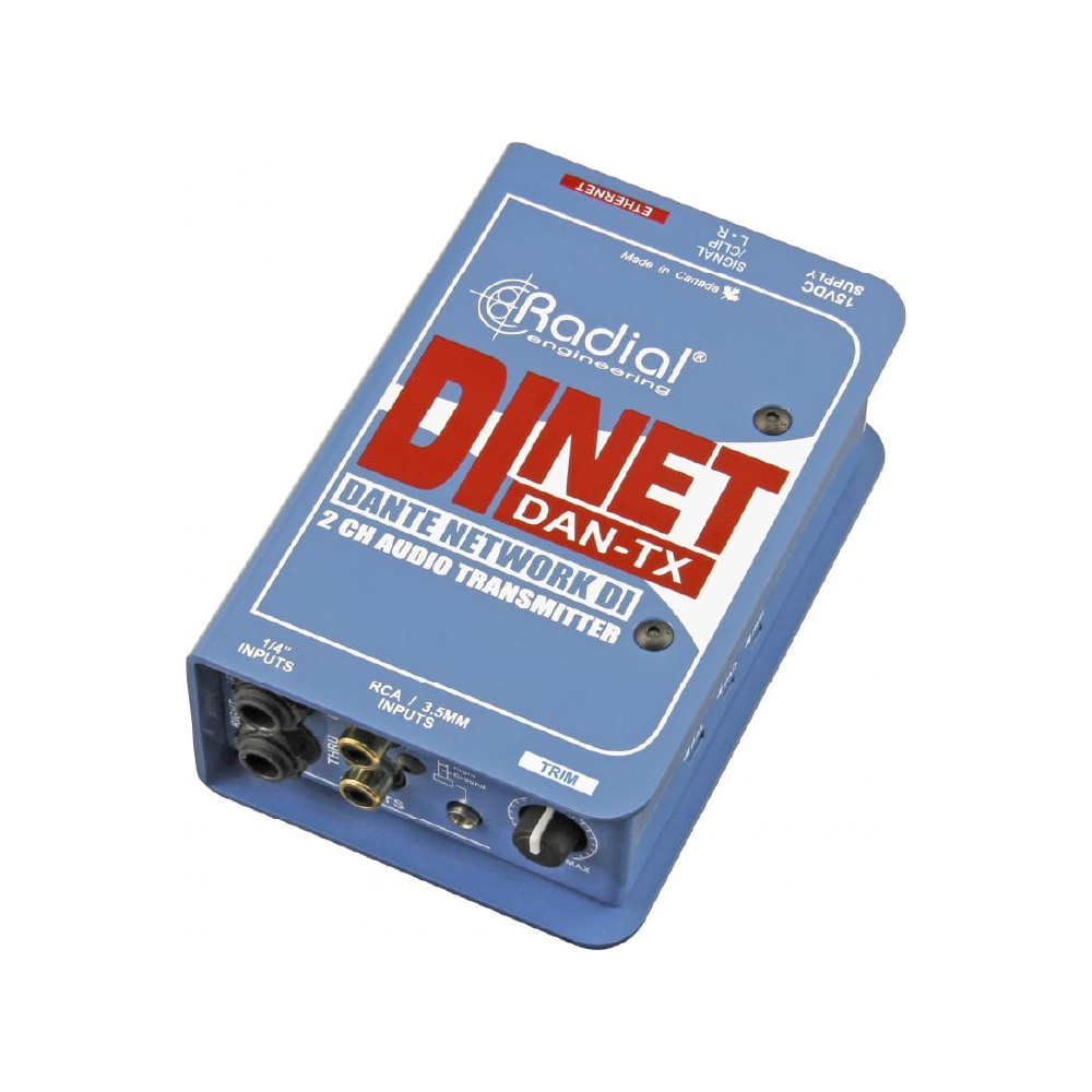 Radial Radial / DiNET DAN-TX Dante™ 網路音頻傳輸器 第 2 張圖片｜三峽配件 / 週邊