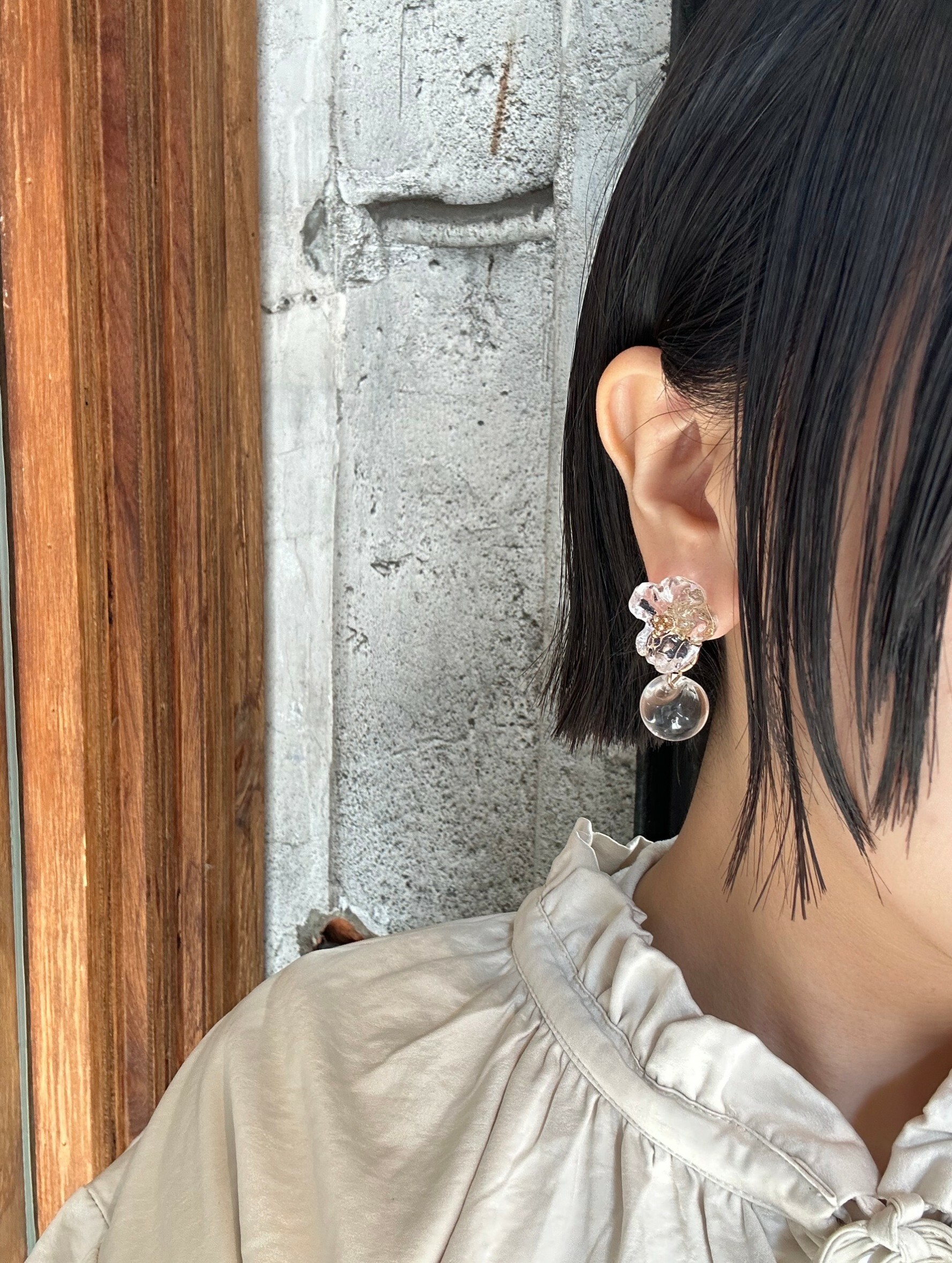 [anne_handmade] clear flower