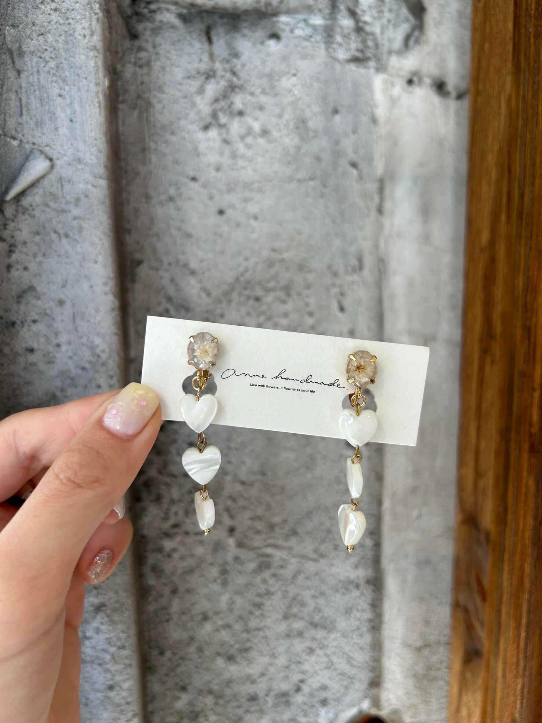 [anne_handmade] tripple shell heart