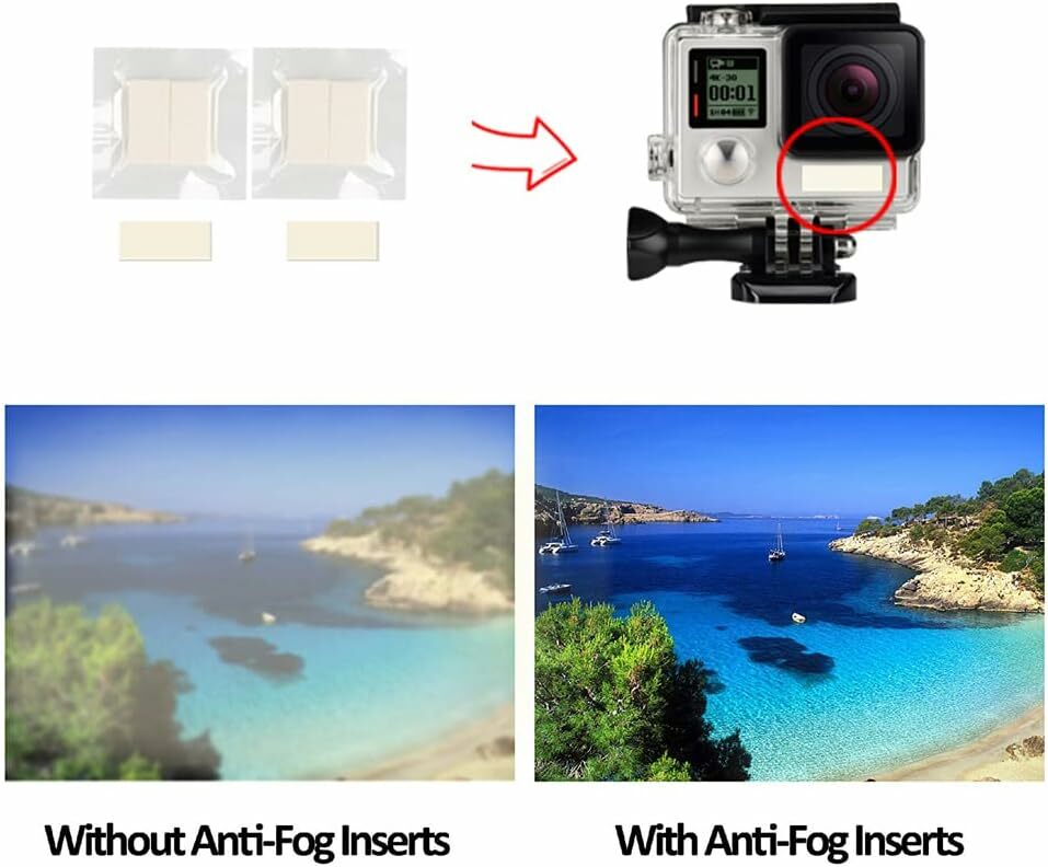 運動相機潛水用防霧片 (12片裝)