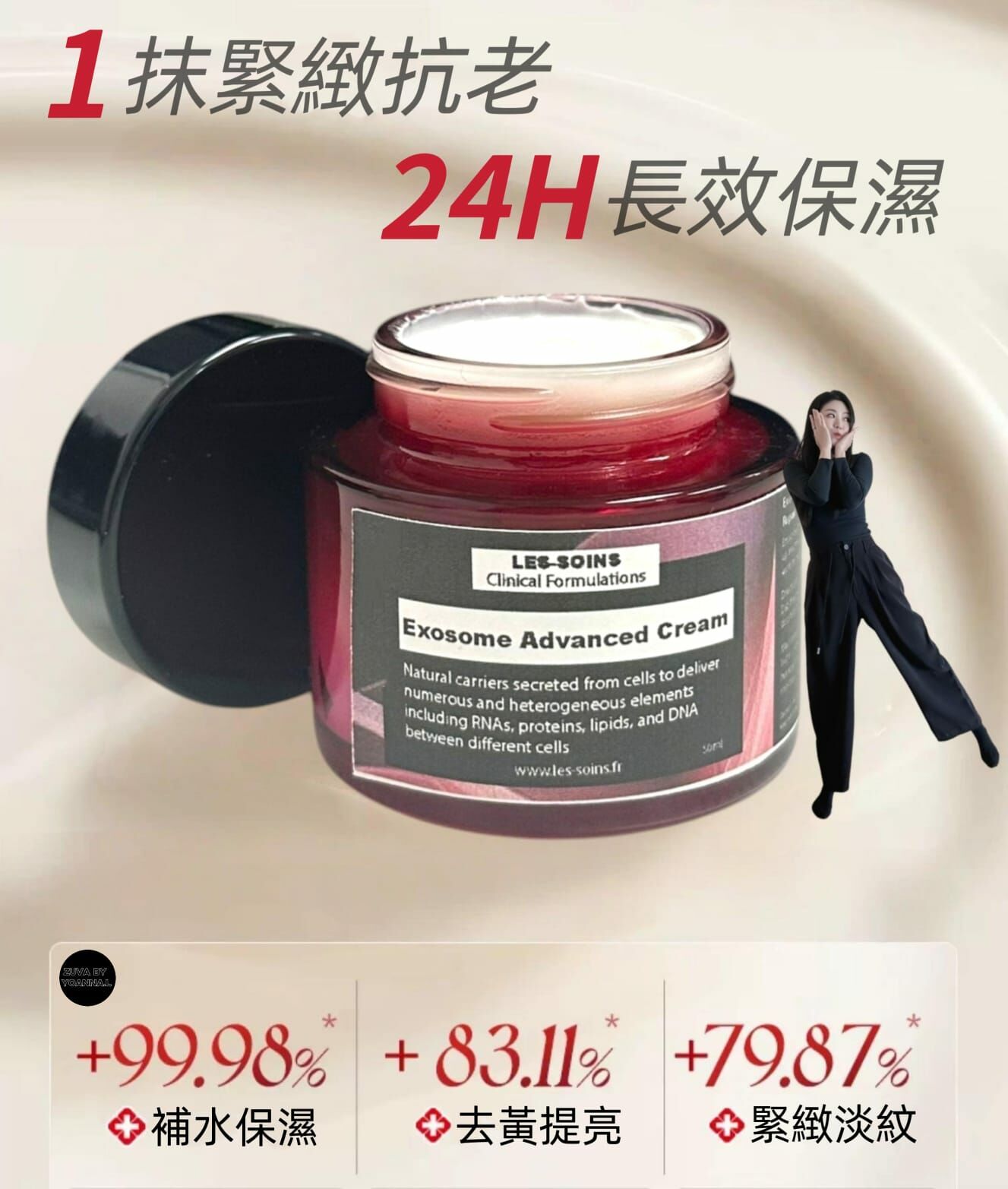 （極度鬆弛用）Les soins 外泌體臍帶血拯救面霜50g R420