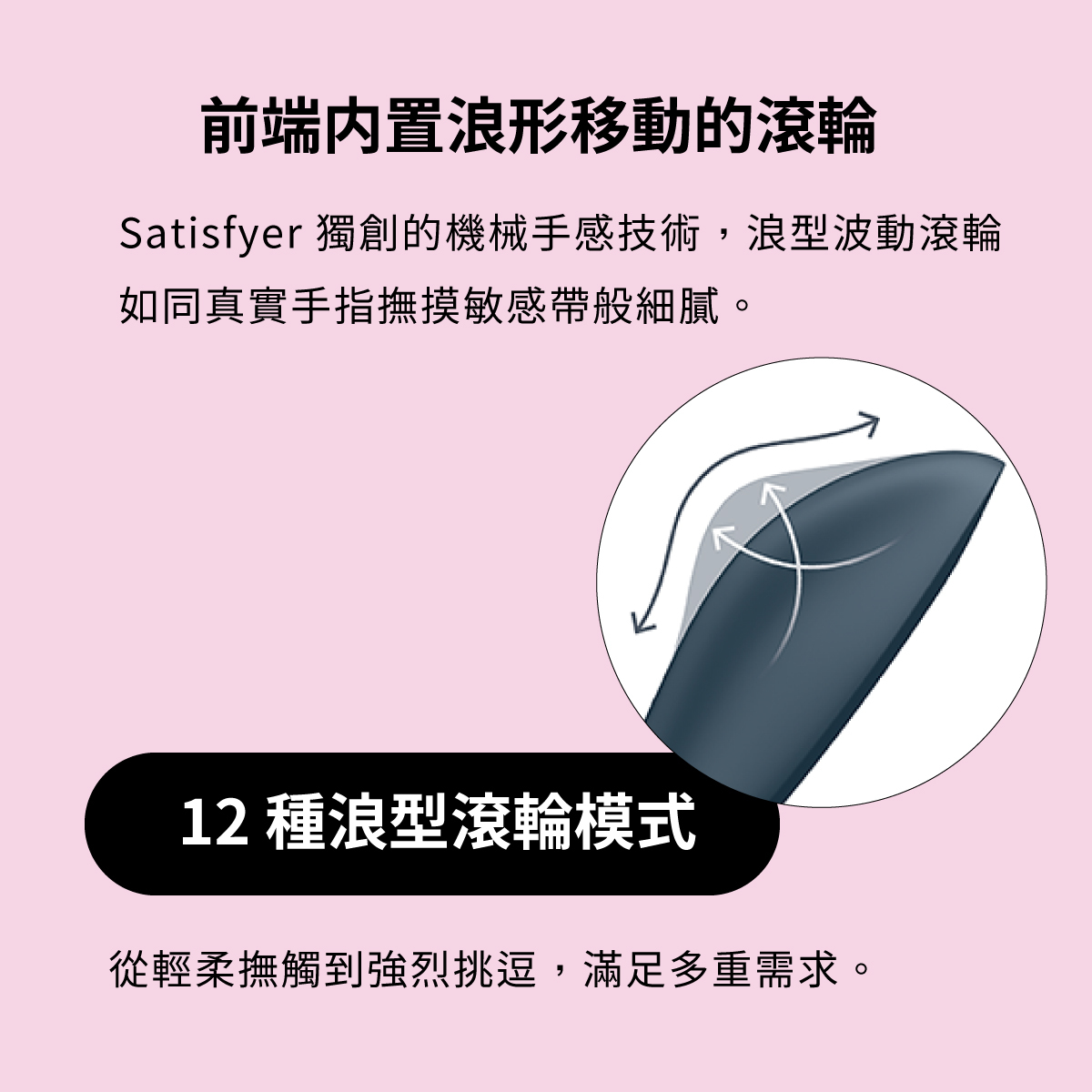 Satisfyer,德國 Satisfyer,Satisfyer 按摩棒,G點按摩棒,高潮按摩棒,兔耳按摩棒,Satisfyer G-Spot Wave 4,G點按摩器,浪形滾輪G點棒,GC點浪型滾輪棒