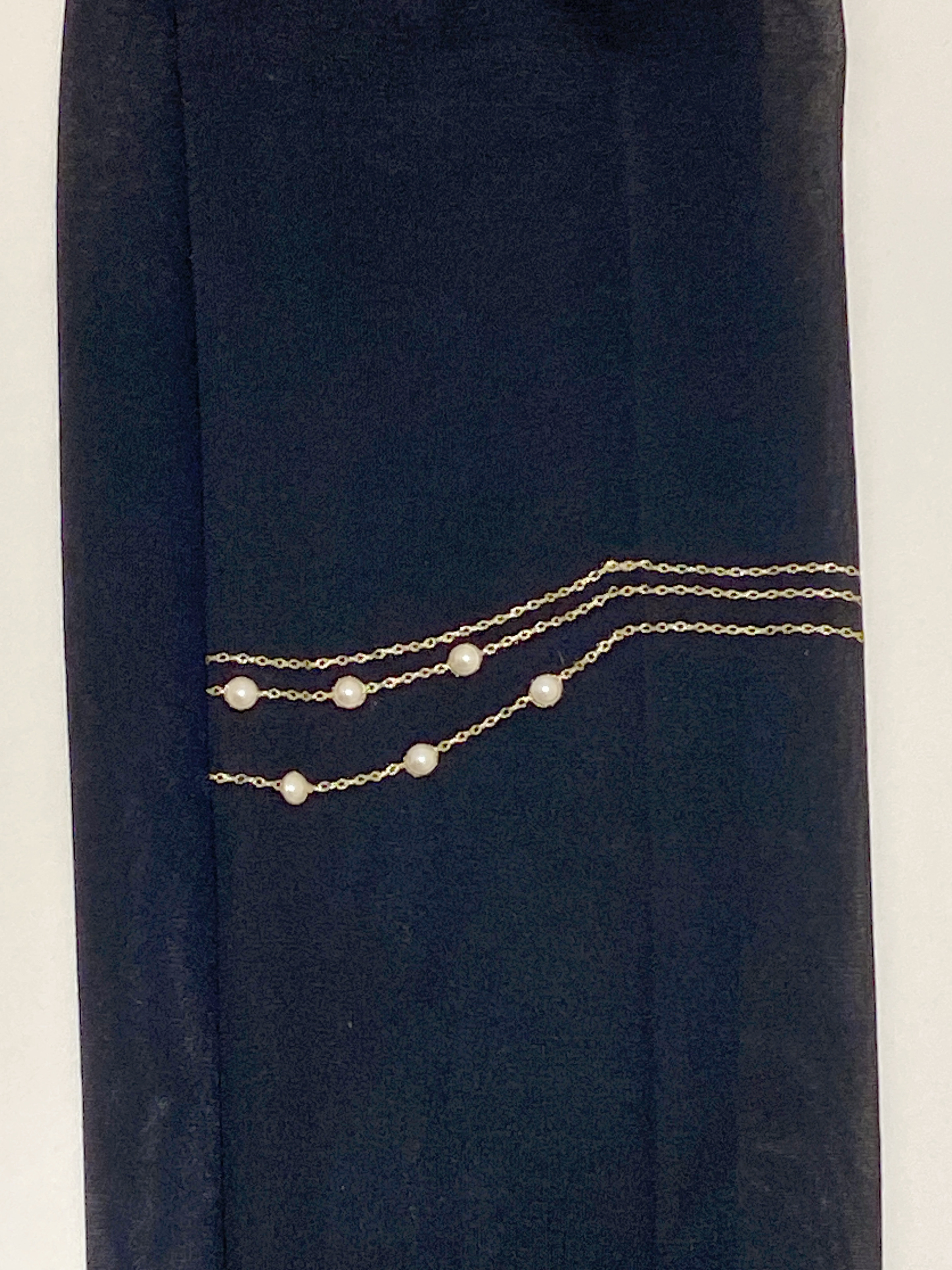 腳踝裝飾黑絲襪