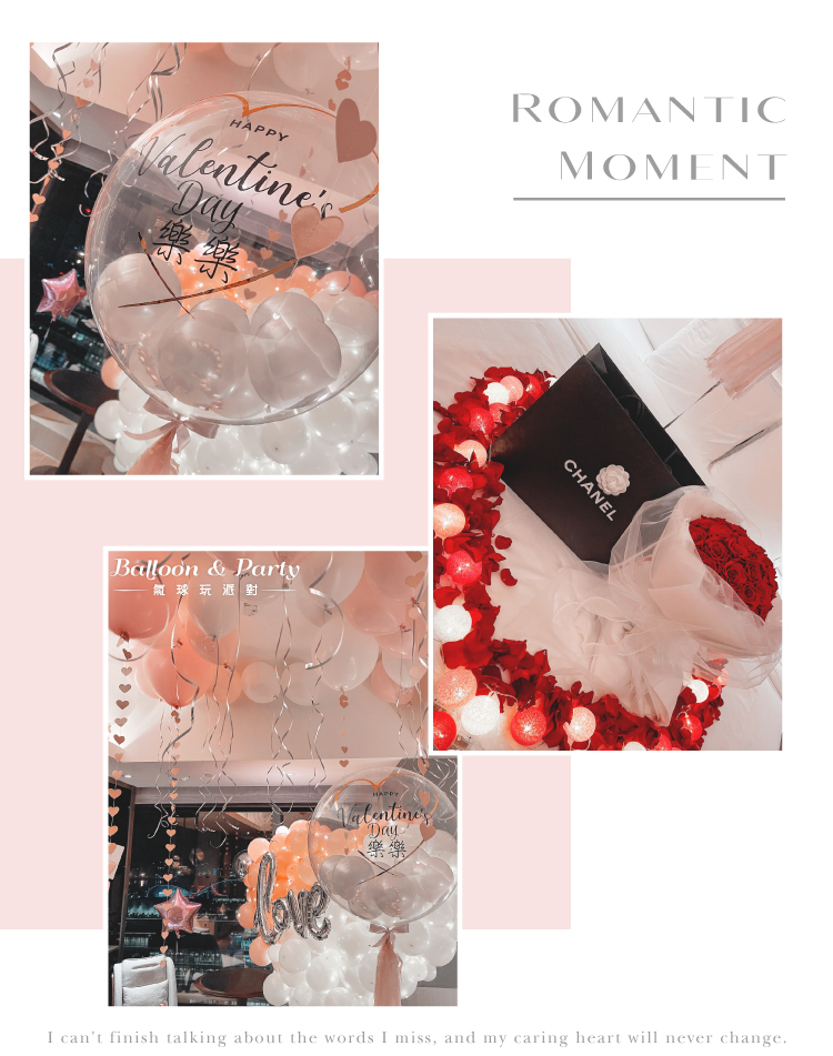 【飯店】生日驚喜．洲際．粉白色系