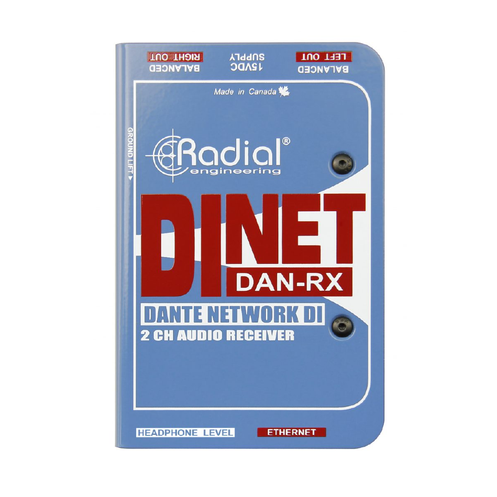 Radial Radial / DiNET DAN-RX Dante™ 網路音頻接收器 — 三峽配件 / 週邊｜YA! 玩音樂