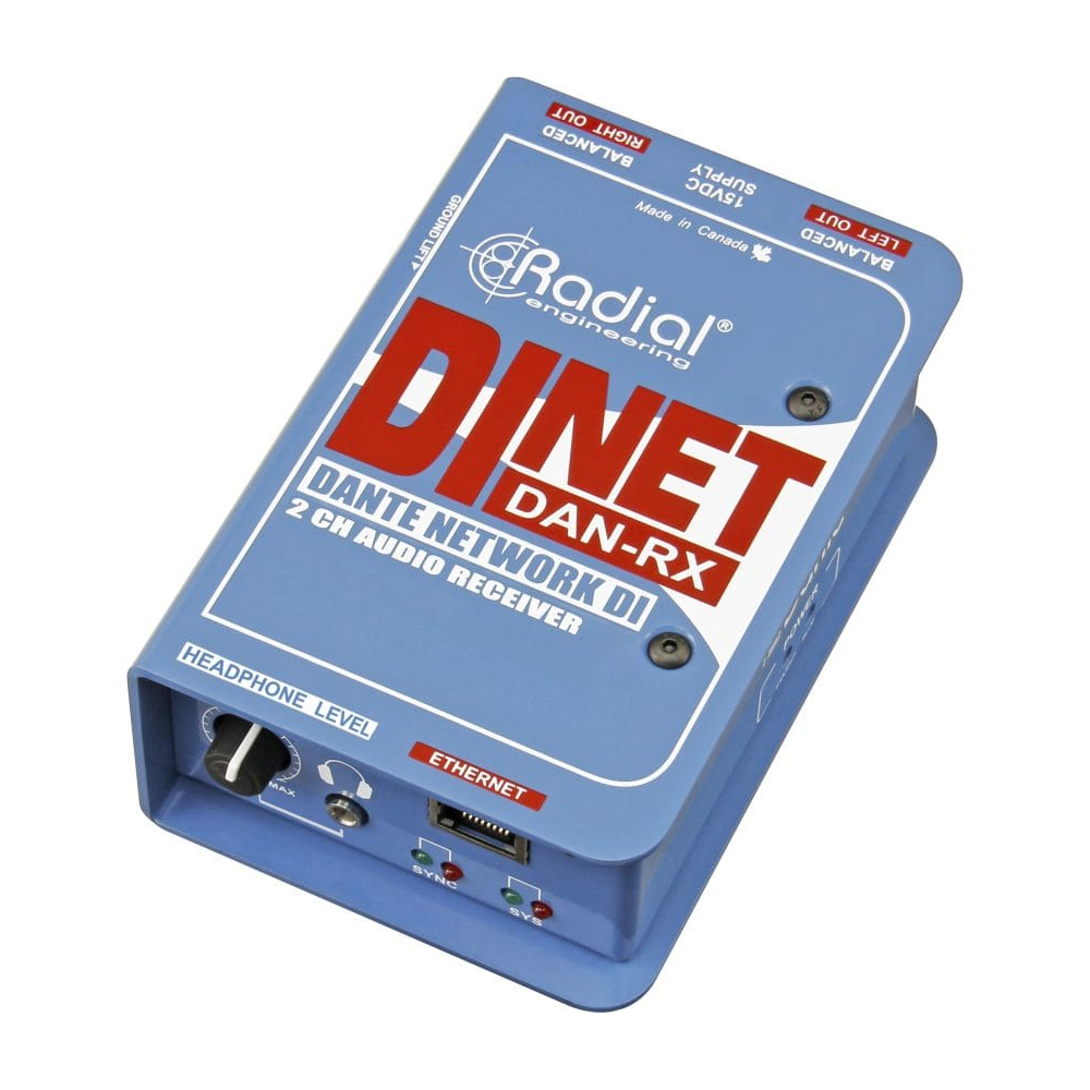 Radial Radial / DiNET DAN-RX Dante™ 網路音頻接收器 第 2 張圖片｜三峽配件 / 週邊