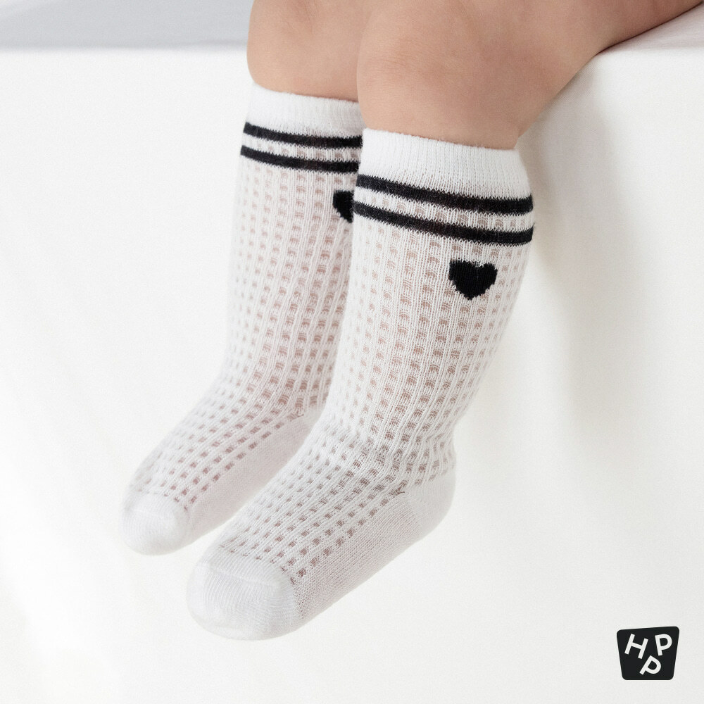 Happy Prince☘︎25春 Come 愛心雙槓襪襪