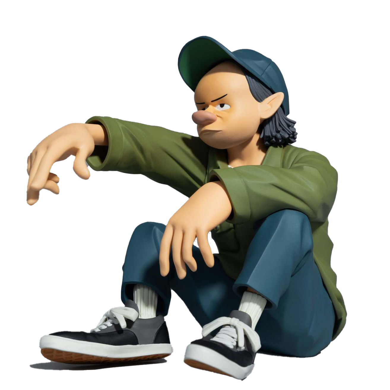 Yusuke Hanai Throwing Stones Vinyl Figure