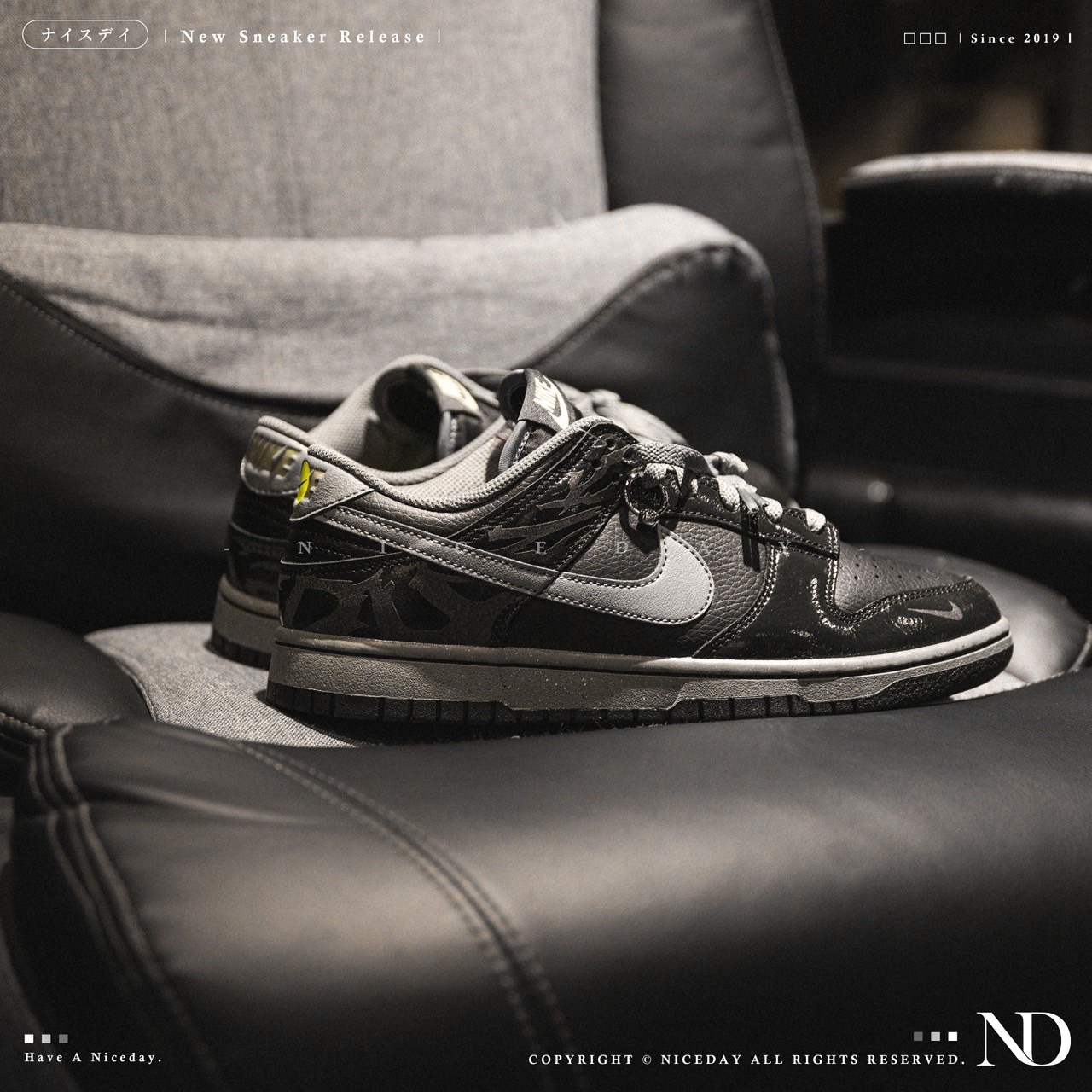 NICEDAY 代購 Nike Dunk Low Berlin 黑夜 柏林 反光 黑 灰 FZ3053-001