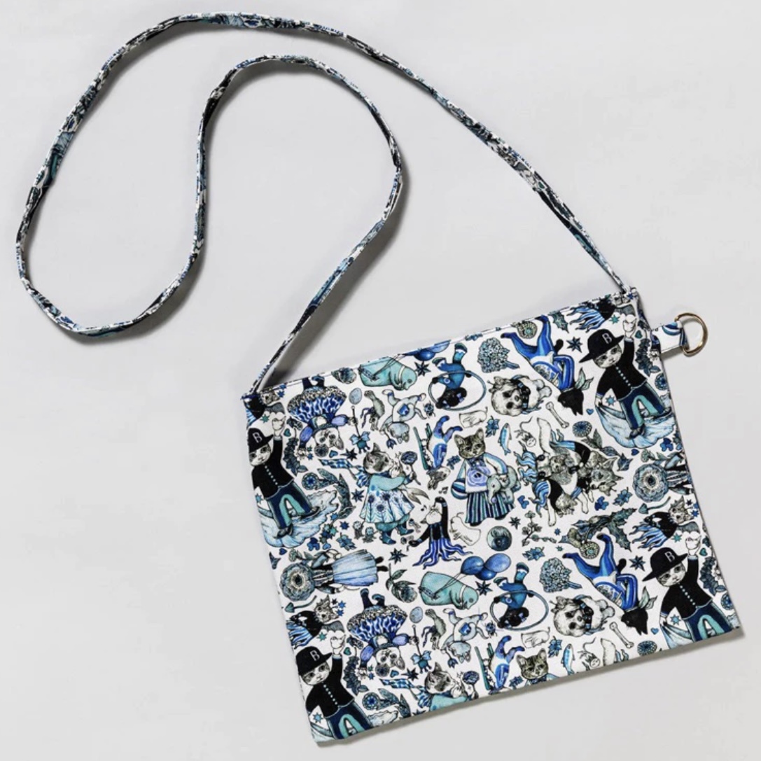 日本 樋口裕子 Higuchi Yuko 斜背小包（雙面圖案）