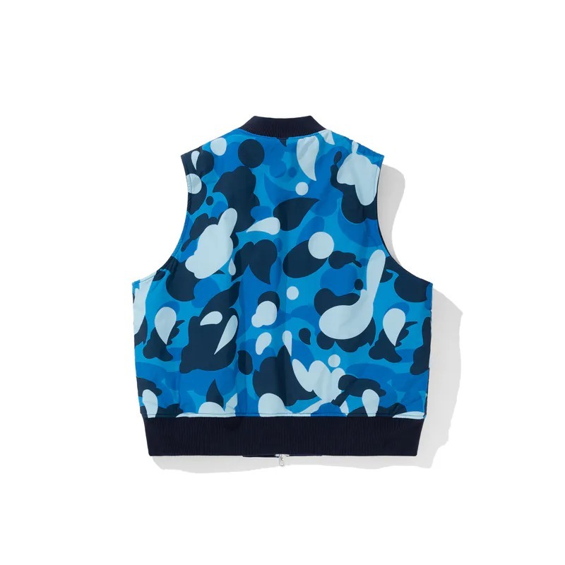 未知領域 mellow camo Reversible Zip Vest