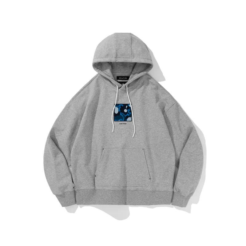 未知領域 UN69#136 mellow camo BOX Hoodie