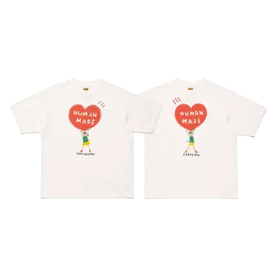 2025SS HUMAN MADE KEIKO SOOTOME T-SHIRT 愛心 插畫家 短T SIDE A / SIDE B 現貨 XX29TE008 / XX29TE009