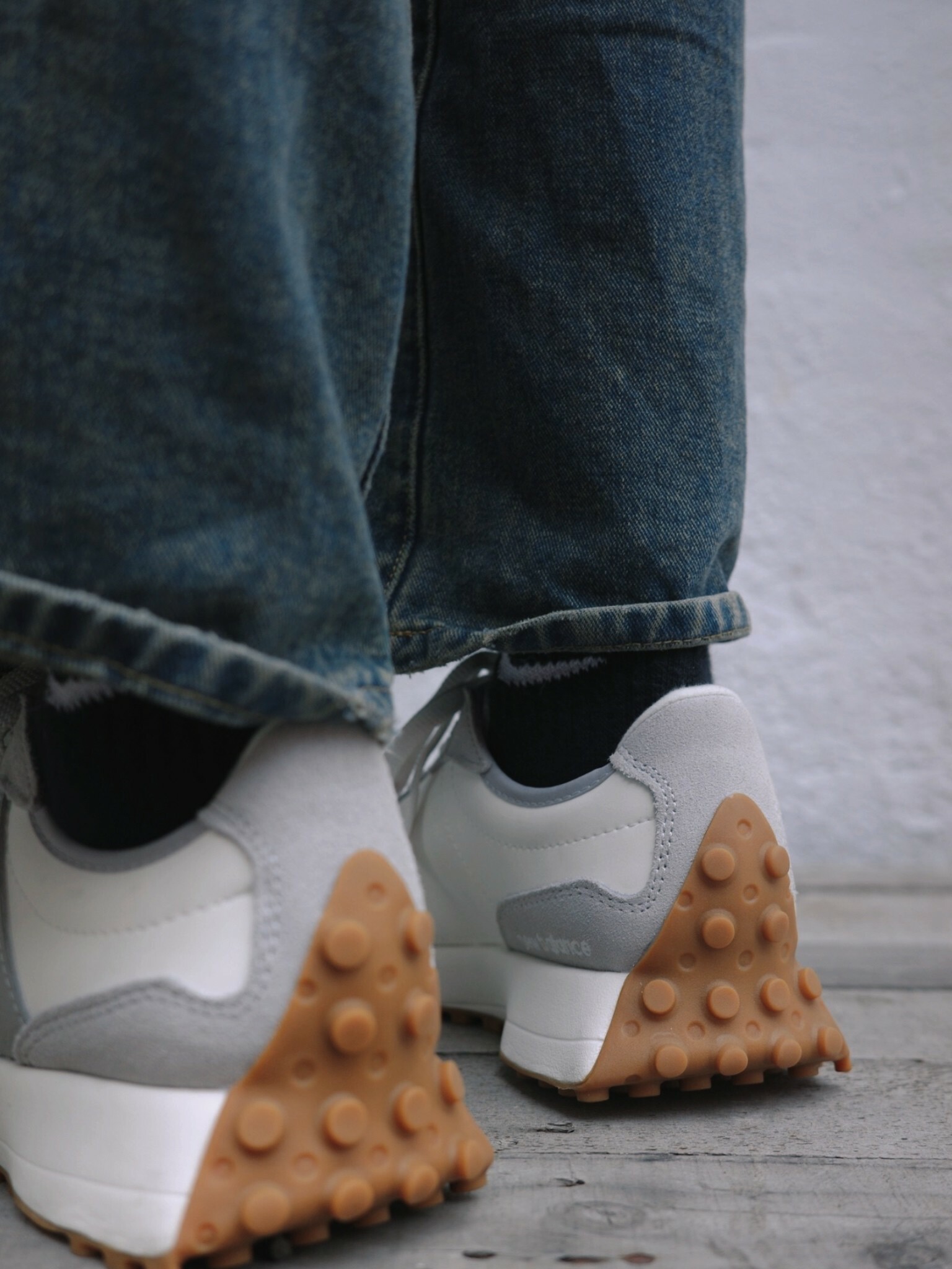 New Balance 327 NB 雲灰色 WS327NKC