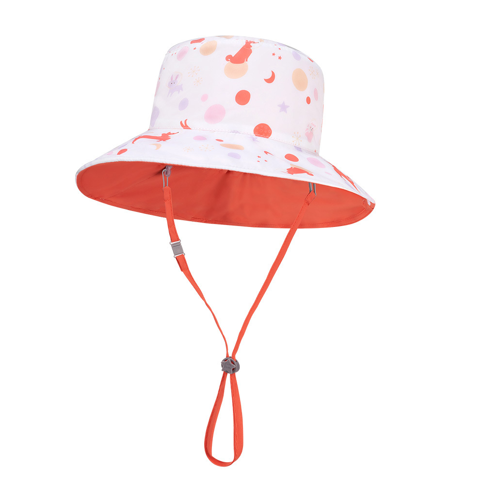 台灣BrilleBrille UPF50+物理防曬鬆緊版尾巴可收放型防曬帽  - 星球跳跳/柴犬  (禮盒包裝)