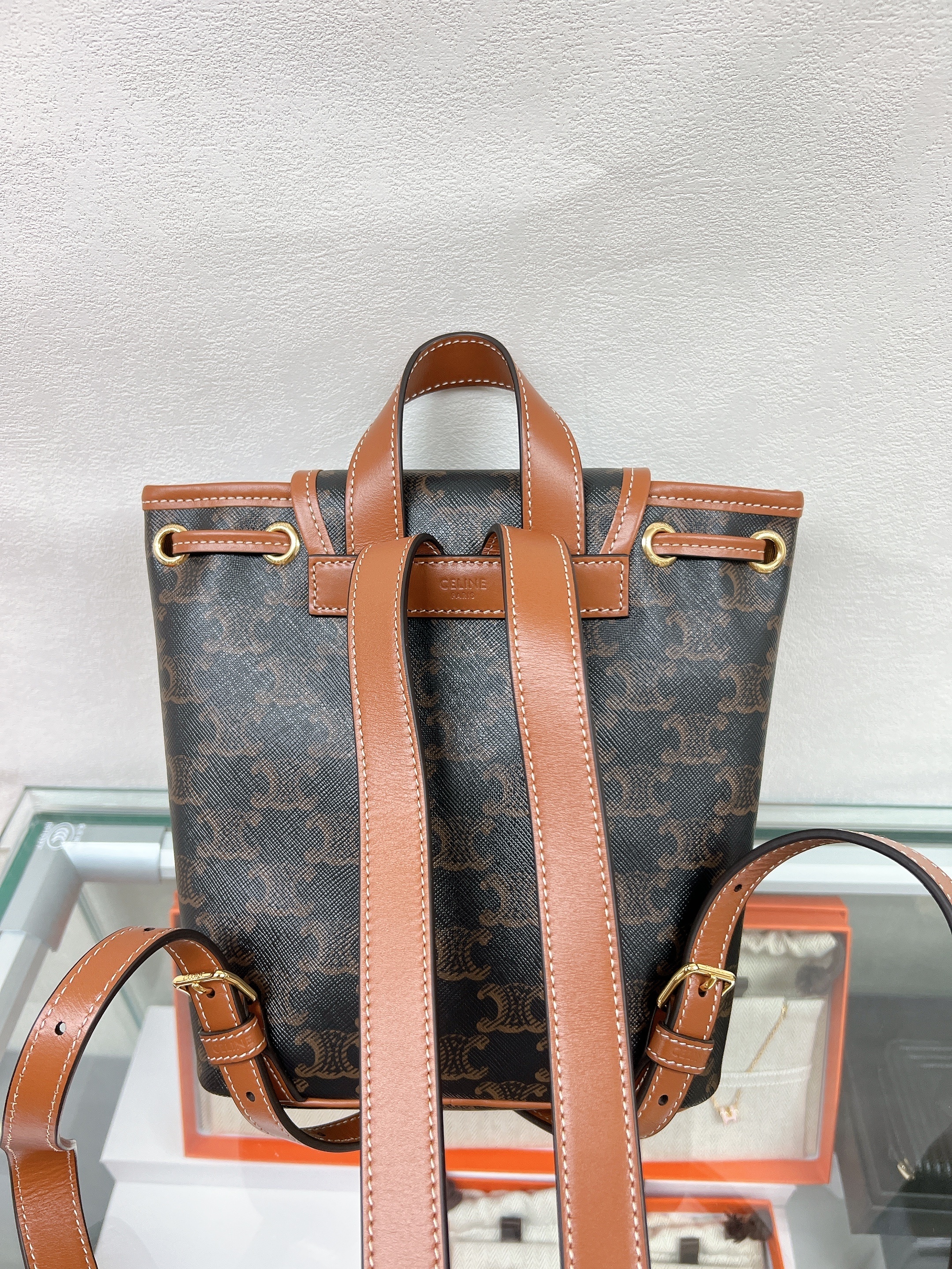 Celine backpack mini (brown monogram)