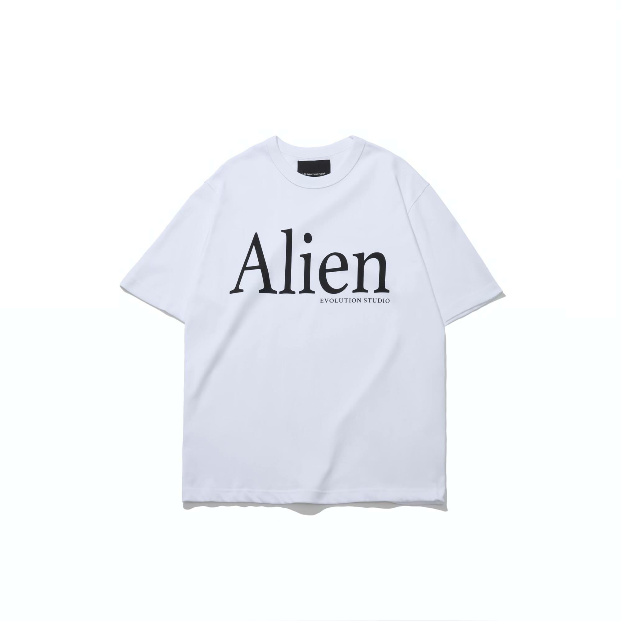 AES ALIEN TYPEFACE TEE
