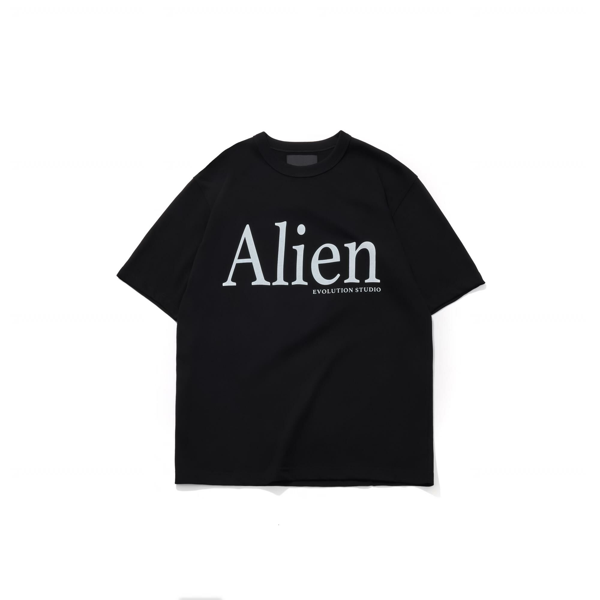 AES ALIEN TYPEFACE TEE