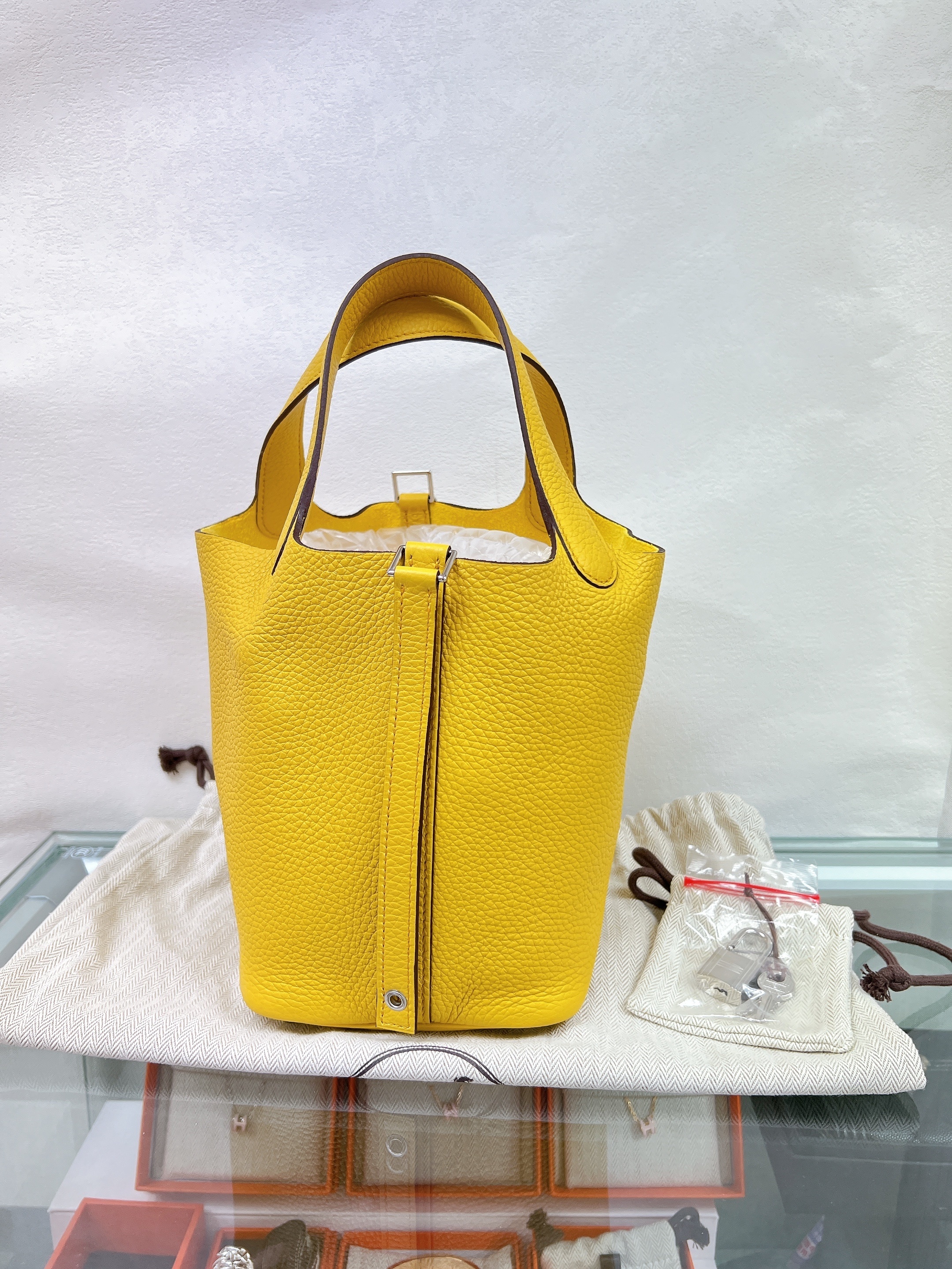 *Unused* Hermes picotin 18 (Sun/ stamp b)