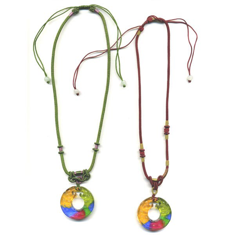 鹿港窯水晶琉璃｜古龍項鍊 開運守護 龍耀尊貴展現霸氣