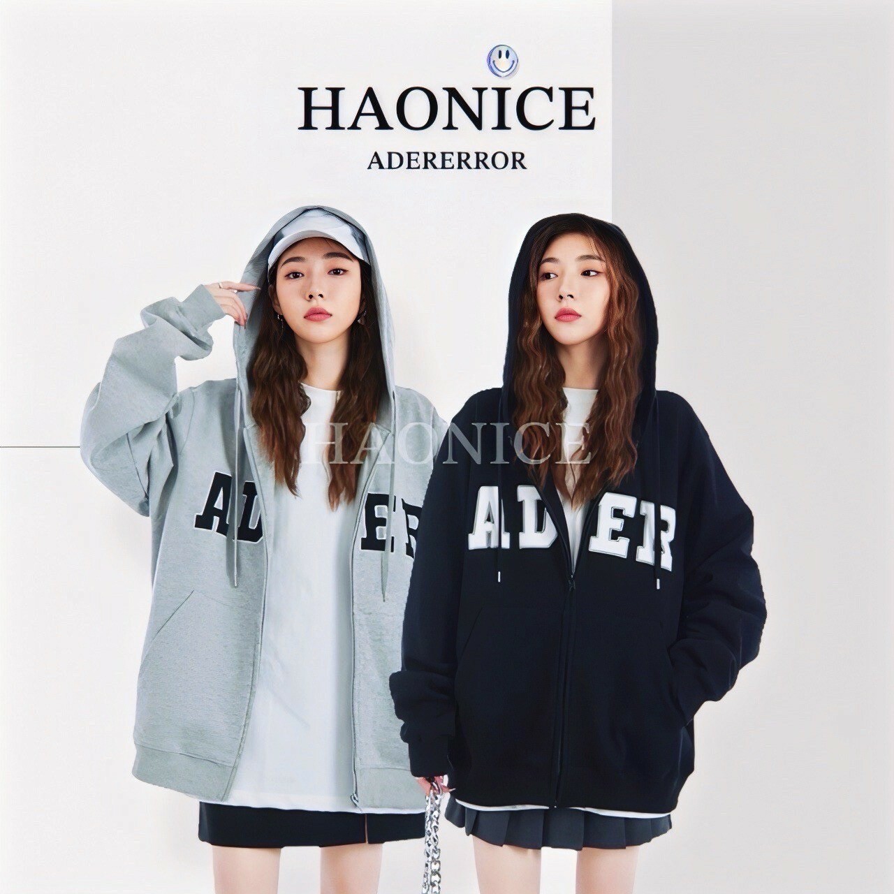 韓國🇰🇷ADER ERROR 秋冬新款 字母刺繡 連帽外套 拉鏈 外套