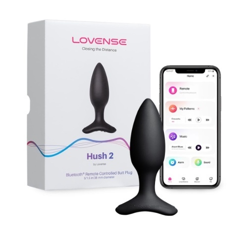 LOVENSE HUSH 2 遙控智能後庭震動器 S-Size (1.5 in / 38mm)