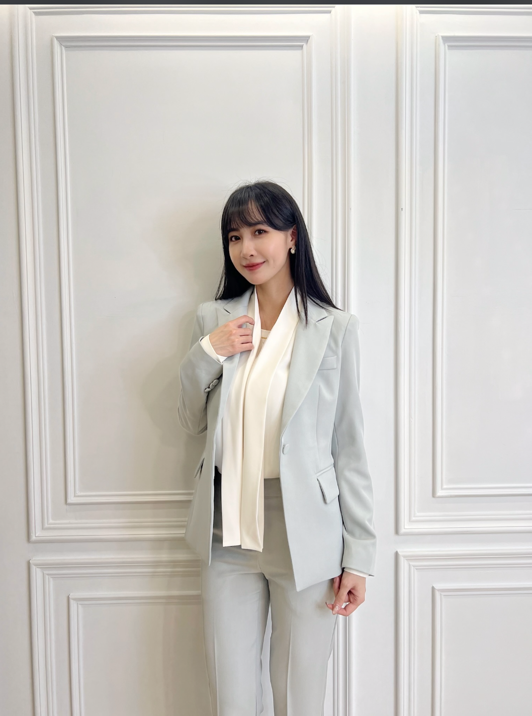 (職場必備)經典單釦西裝套裝