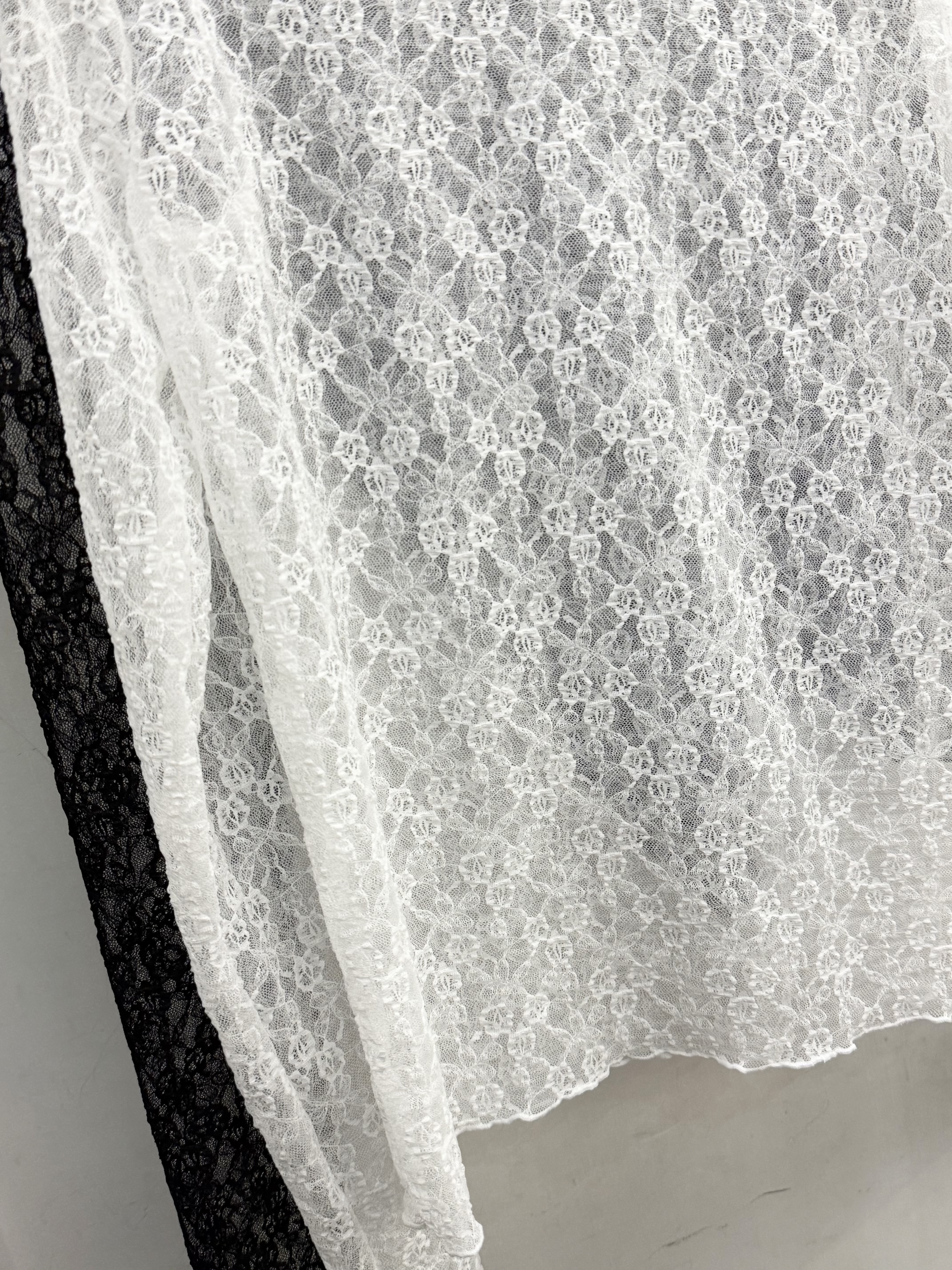 包邊圓領LACE TOP