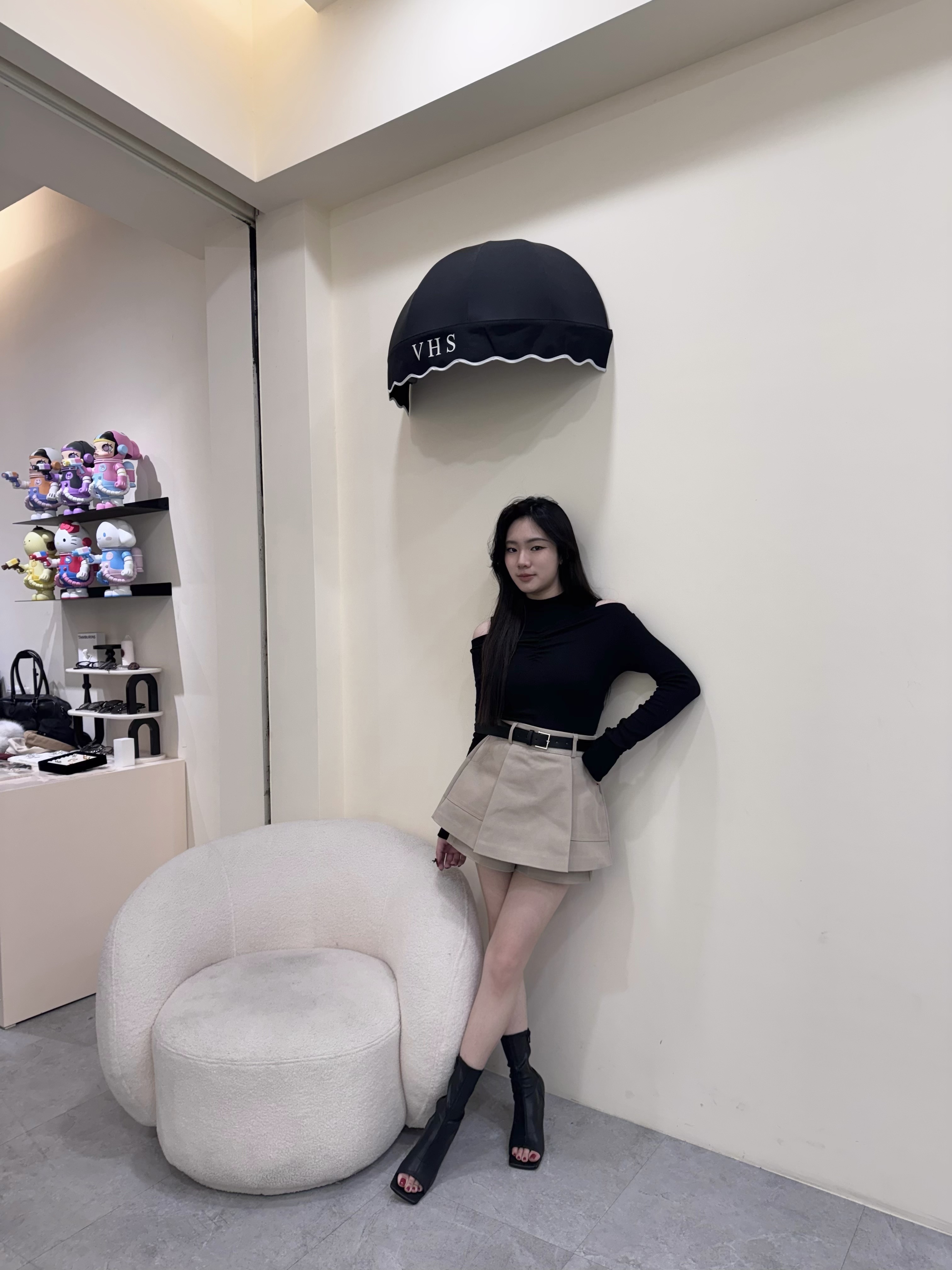 A+彈力牛仔褲裙