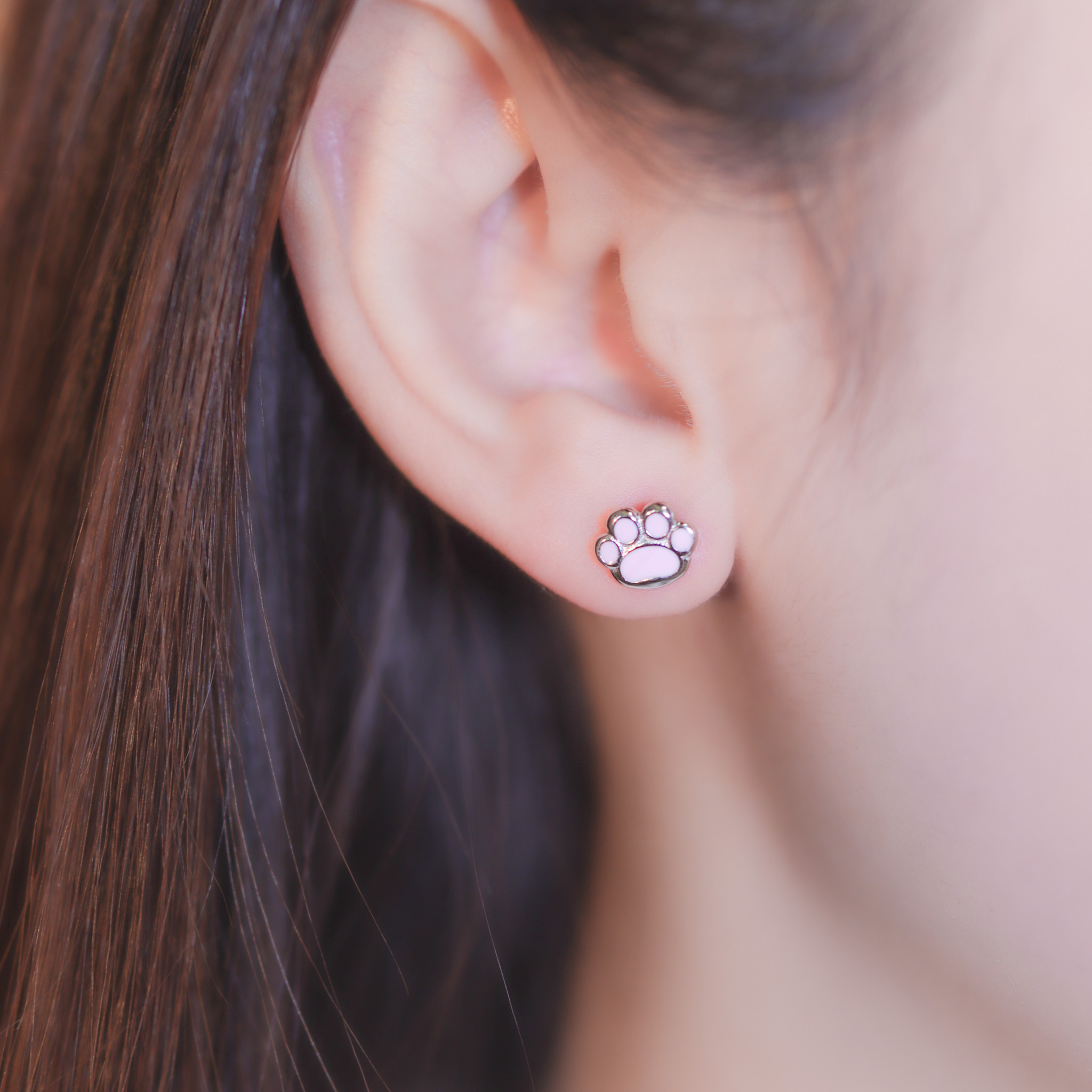 | 925純銀・白金・玫瑰金 | 可愛擊掌耳環 (銀/玫瑰金) | EA0914 |