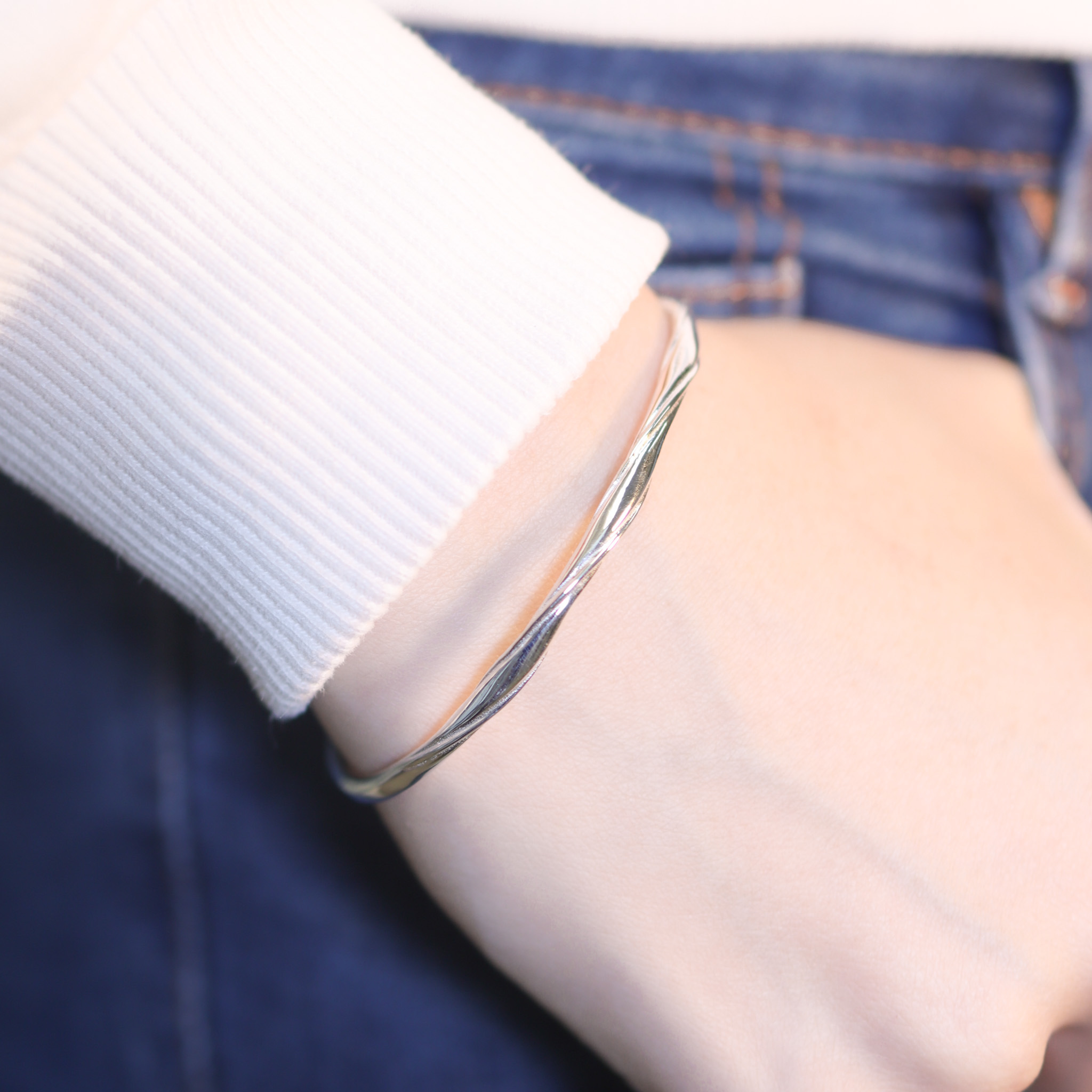 | 925純銀丨步履相同的我們手鐲  | BR1222 |