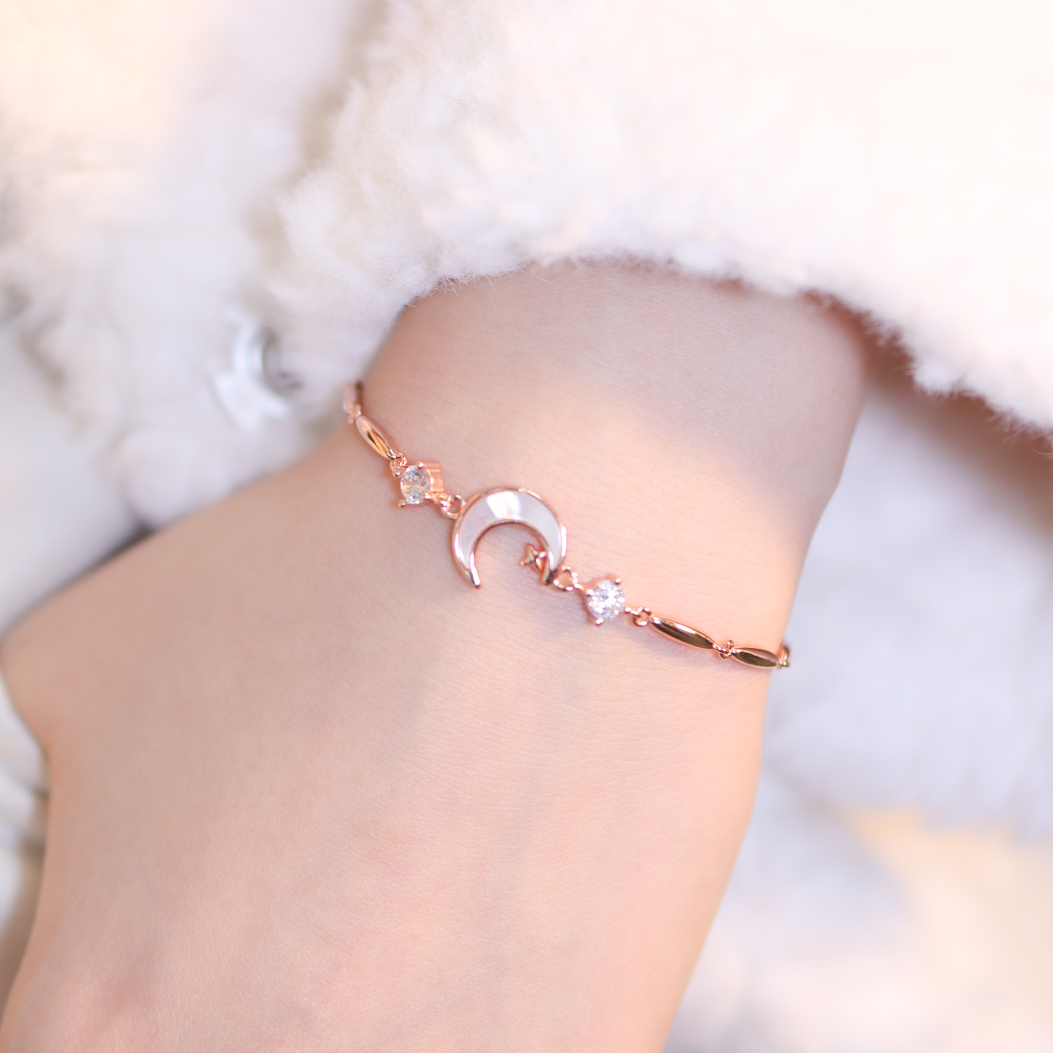 | 925純銀・ 玫瑰金 | 陪伴進行時軟手鐲 | BR1276 |