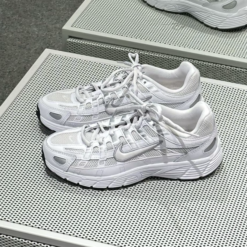 Nike P-6000 Platinum Tint White GS 全白 珍珠白 白銀 復古 慢跑鞋 老爹鞋