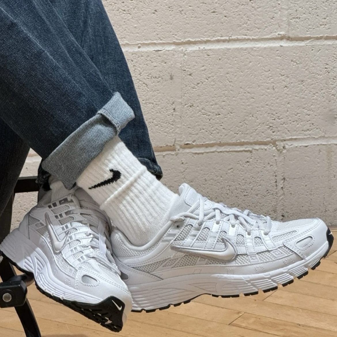 Nike P-6000 Platinum Tint White GS 全白 珍珠白 白銀 復古 慢跑鞋 老爹鞋