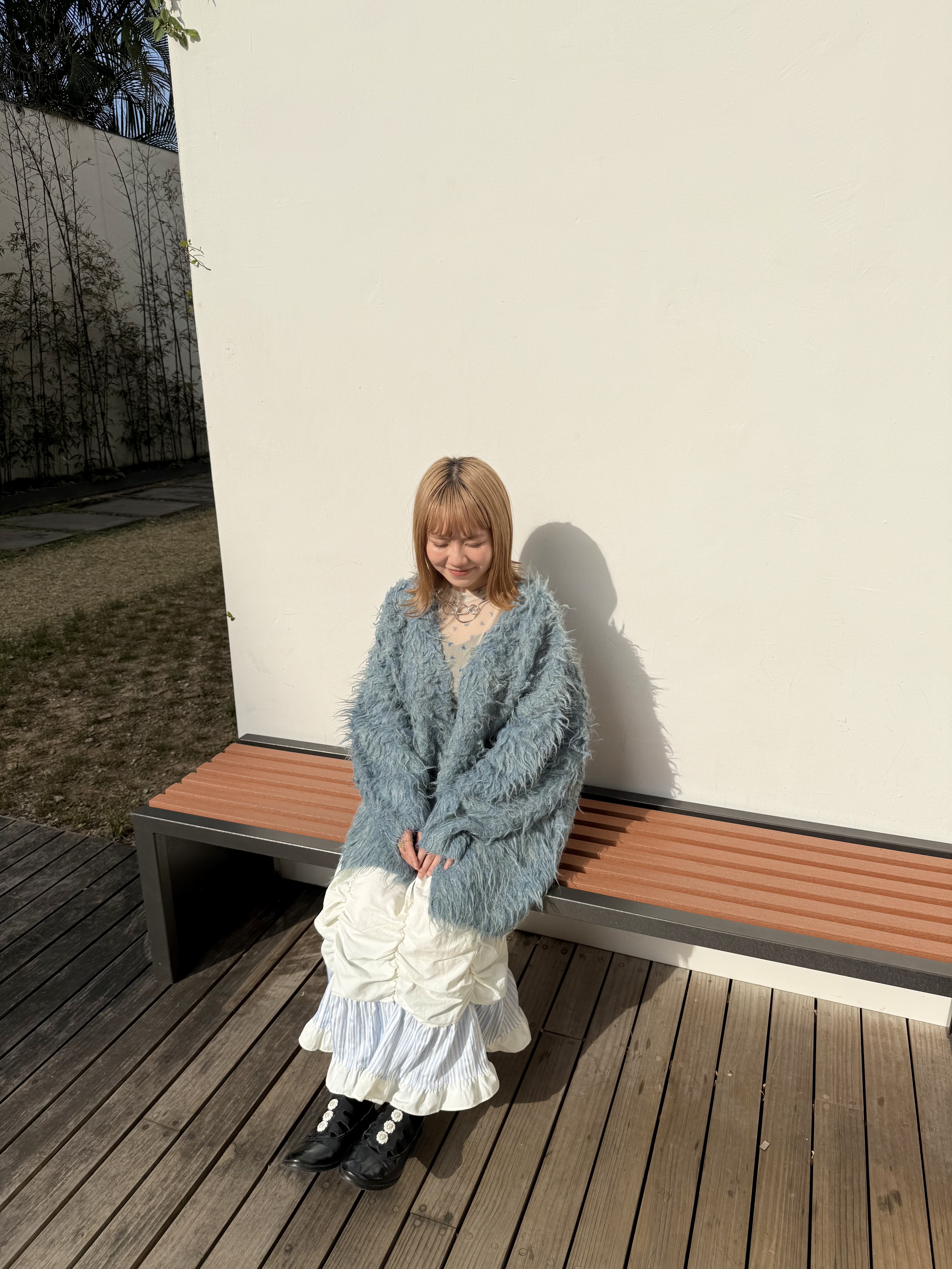 毛毛oversize冷衫