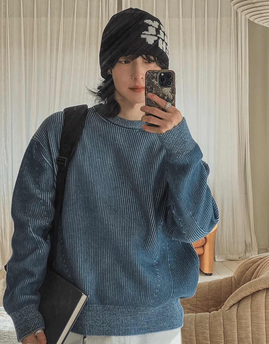 Tenis 雙色線針織