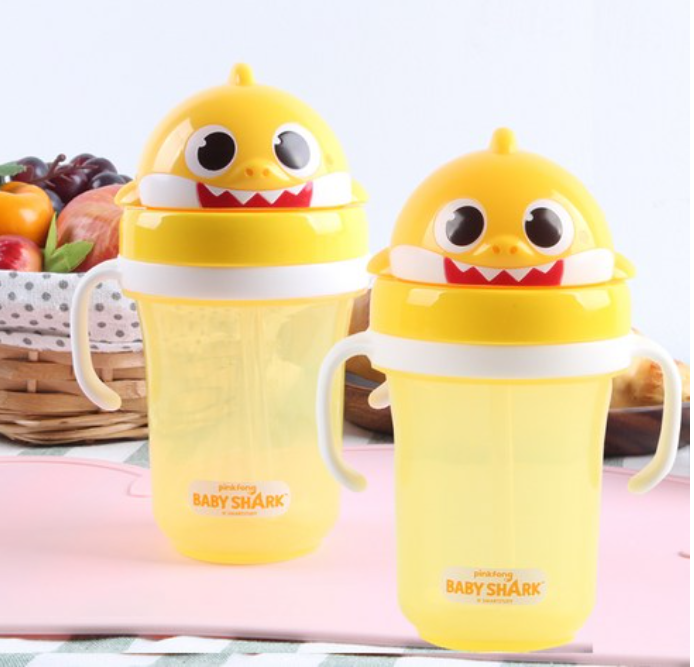 韓國 直送🇰🇷 Pinkfong/ Baby Shark  可愛造型飲管水樽