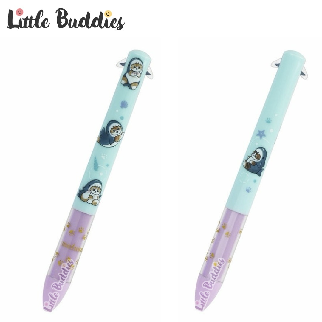 日本製 mofusand 雙色原子筆